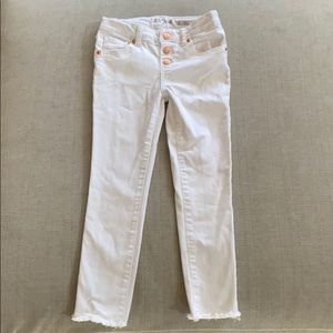 Girls white jeans